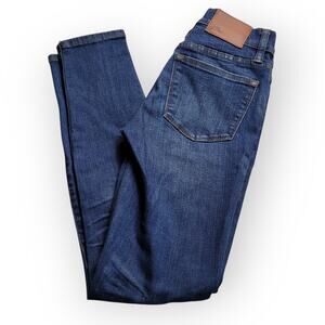 J.Crew Toothpick Skinny Jeans Blue Size 24in Retro Timeless Minimalist Festival